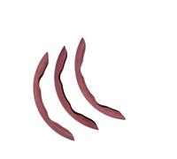 Rondrive Lot de 3 housses de volant en daim antidérapantes - 37-39 cm - Universelle - Pour volant de forme ronde - Accessoire de voiture - Style de voiture - Bordeaux