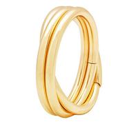 Ronds de Serviette Boucle de Serviette en métal avec Bague 12 Anneau Base Quotidien Serviette Table Banquet Mariage Décoration Decoration de Table pour Dîner, Mariage ou Fête(Gold)