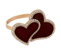 Ronds De Serviette pour - Cute Multipurpose Effortless Installation La Saint Valentin, Anneaux Porte Serviettes en, Métal Boucle Décoration Table Banquets | Outdoor Indoor Utility