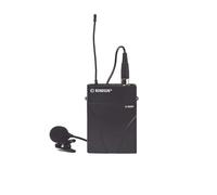 Rondson Émetteur UHF Micro Cravate Boîtier émetteur UHF avec microphone cravate, conçu pour les systèmes audio professionnels nécessitant une