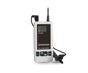 Rondson Emetteur WT-200T | Équipement de conférence Un émetteur avec micro-cravate au format compact - idéal pour les visites en tout genre.