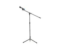 Rondson K318 Pied de micro Pied de micro robuste en acier noir, avec perche orientable et télescopique pour un positionnement flexible dans le cadre