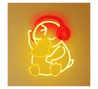 RONGCH Néon Enseignes lumineuses Decor Canard Avec Casque Panneau Néon Luminosité Réglable LED Panneau Lumineux Néon Pour Chambre Salle De Jeux Fête Anniversaire Illuminé 23cmx34cm