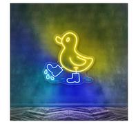 RONGCH Néon Enseignes lumineuses Decor Enseigne Au Néon Canard Avec Luminosité Réglable, Idéale Pour Une Chambre D'enfant Ou Une Décoration Murale, 45cmx48cm(UNE)