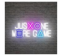 RONGCH Néon Enseignes lumineuses Decor Enseigne Lumineuse Just One More Game À Intensité Variable Alimentée Par USB Pour Salle De Jeux, Maison, Chambre À Coucher, Décoration Murale 45cm(B)