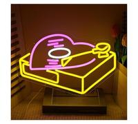 RONGCH Néon Enseignes lumineuses Decor Enseigne Lumineuse Love Record Store, Intensité Variable Pour Chambre À Coucher, Salle De Concert, Bar, Club, Mariage Décoration 40cmx27cm