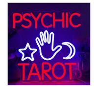 RONGCH Néon Enseignes lumineuses Decor Panneau Néon Tarot Pour Décoration Murale, Lumière LED Alimentée Par USB À Intensité Variable Pour Chambre À Coucher, Salle De Jeux, Bars De Fête