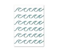 RONGCH Tableau Déco Nature Affiches Murales Minimalistes sur Toile Représentant Une Baleine, Mouette, Un Soleil, Lune, Plage, des Vagues, pour Décoration De Salon Ou Maison(B,40X50cm)