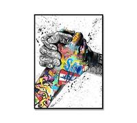 RONGCH Tableau Déco Nature Street Graffiti Affiche Murale Abstraite Perfume Basketball Football Boxing Gants Murale Moderne(C,40x50cm)