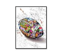 RONGCH Tableau Déco Nature Street Graffiti Affiche Murale Abstraite Perfume Basketball Football Boxing Gants Murale Moderne(P,50x70cm)