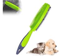 Rongchenghao Épilateur en caoutchouc pour animaux de compagnie, brosse de nettoyage double face, brosse multifonction pour animaux de compagnie, brosse de bain douce adaptée pour les chiens ou les