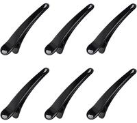 Rongchenghao Lot de 6 pinces à cheveux professionnelles pour salon et maison (noir)