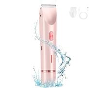 RONGJUEOZ Rasoir Ezme, The Trimmie 2.0 par Ezme, rasoirs électriques 2 en 1, Rasoir Silky Glow, Rasoir à Double tête étanche Humide et Sec, Rasoir pour Le Corps 2 en 1 pour Femmes Glowshave (Pink)