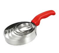 Rongrongago 6 Anneaux Etrille Double Face Brosse pour Cheval, Peigne Curry Cheval, Brosse à Démangeaisons pour Chevaux, pour Le Changement de Pelage, L'épilation