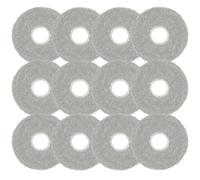 Rongrongago Lot de 12 Serpillières de Rechange Microfibre Lavables pour Ecovacs T30/T20 & Dreame S10/S10 Pro & Xiaomi X20 Pro/Max, Antidérapantes Serpillère est Compatible, Lingettes de rechange