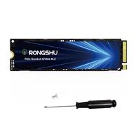 RONGSHU SSD NVMe 1 to M.2 PCIe4.0 Gen 4×4, SSD Gaming Interne M.2 2280, Vitesses de Lecture Séquentielle Jusqu'à 7 400 Mo/s, Cache SLC 3D NAND TLC, Disque Dur SSD Interne Compatible avec PS5 et Jeux