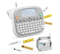 Rongta Étiqueteuse avec ruban adhésif, étiqueteuse Bluetooth étanche, TM95 12 mm, étiqueteuse portable de 12 mm, organisation de la maison pour bureau, école, enseignant (étiqueteuse avec 1 ruban