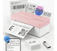 Rongta RP425 Imprimante thermique d'étiquettes d'expédition (rose)