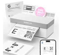 Rongta Shipping Thermal Label Printer, Bluetooth 4x6 Sticker Label Maker Wireless Shipping Label Printer for Package Small Business Compatible with Windows macOS Android iOS