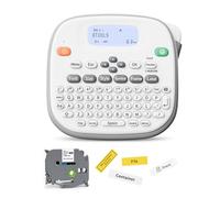 Rongta TD210 Étiqueteuse portable Bluetooth avec 1 ruban adhésif, clavier QWERTY pour la maison, le bureau, l'entrepôt