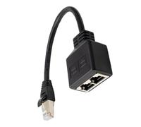 rongweiwang Adaptateur réseau Ethernet LAN avancé offrant Une intégrité de Signal fiable pour Chaque Connexion. Connecteur Ethernet pour Port réseau, répartiteur LAN Plug and, Un à Deux
