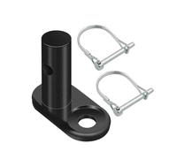 rongweiwang Attelage Universel pour remorque de vélo, Fixation en Acier, pour remorques de Transport d'enfants. Installation Facile et Fixation Robuste et sécurisée. Accessoires