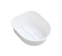 rongweiwang Baignoire pour les pieds - Bain de pieds polyvalent pour secs et crevassés - Pédicure pour hommes, Blanc, 38.5 x 33 x 11.5 cm