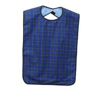 rongweiwang Bavoir de pour adulte, ajustable et confortable, avec fermeture à scratch, grande taille (75 x 45 cm), imperméable, idéal pour les personnes âgées.