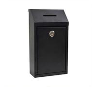 rongweiwang Boîte à pourboires et tirelire murale compacte et peu,Noir | Boîte à pourboires et tirelire murale compacte et peu encombrante