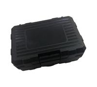 rongweiwang Boîte de Rangement de Durable, étui à Outils, Organisateur épais, étanche à la poussière et pour aux Chocs, résistant pour aux Chocs, Noir, 12 x 8 x 2.5 cm