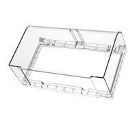 rongweiwang Boîtier de étanche pour Prises électriques, idéal pour Les environnements extérieurs humides tels Que Les terrasses, salles de Bain et piscines, Clair, 202 x 75 x 121 mm