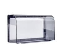 rongweiwang Boîtier de étanche pour Prises électriques, idéal pour Les environnements extérieurs humides tels Que Les terrasses, salles de Bain et piscines, Noir, 202 x 75 x 121 mm