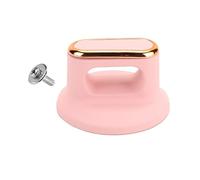 rongweiwang Capuchons de poignée de couvercle universels en bakélite pour couvercles casseroles, marmites, bouilloires, bois clair, Rose, 77x45mm