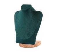 rongweiwang Ce présentoir à bijoux élégant offre une présentation exceptionnelle pour la vente au détail un usage personnel. Conçu pour une utilisation à long terme, il est, Velours vert, 23 cm