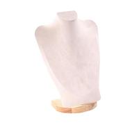 rongweiwang Ce présentoir à bijoux élégant offre une présentation exceptionnelle pour la vente au détail un usage personnel. Conçu pour une utilisation à long terme, il est, Velours beige, 30 cm