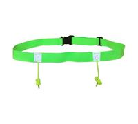 rongweiwang Ceinture de dossard réfléchissante pour Cyclisme et Course à Pied, Taille Ajustable, légère, Porte-dossard pour Sports de Plein air, Ceinture de Triathlon, Vert, 25 x 920 mm