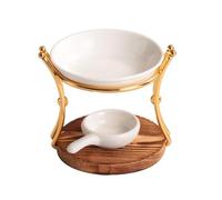 rongweiwang Chauffe-Huile aromatique écologique en céramique pour Bougie Chauffe-Plat, brûleur à Cire pour décoration de Chambre à Coucher