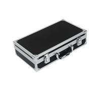 rongweiwang Coffret Porte-Outils à Main en Aluminium Durable. Espace suffisant pour Tous Les Outils Essentiels. Idéal pour Les Professionnels souhaitant Une, Noir et argenté, 30.2 x 17.2 x 7.6 cm