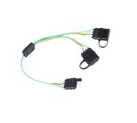 rongweiwang Connecteur de câblage de remorque à 4 broches pour feux d'attelage : connexion sécurisée pour camping-cars, camions et remorques. Rallonge câblage pour remorque, bateau utilitaire,