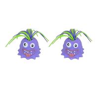 rongweiwang Deux Gadgets de Bureau Amusants en Silicone en Forme de Monstre. Gâchettes avec des caractéristiques et des Designs distinctifs. Adultes, Enfants, Violet
