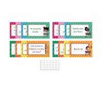 rongweiwang Ensemble de 16 Affiches pédagogiques en Espagnol : Une ressource pour Les Enseignants et Les Parents afin de Soutenir l’Apprentissage précoce l’Espagnol chez Enfants.