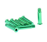 rongweiwang Ensemble de 8 vis et boulons pour Roues de Patins à roulettes et Patins en Ligne. Accessoires en Alliage d'aluminium léger. Vis d'essieu, à Pointes et boulons.
