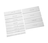 rongweiwang Ensemble de blocs parallèles en acier au carbone haute performance, accessoires pour étau et tour, résistant à l'usure, avec coffret de rangement et jauge