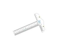 rongweiwang Équerre en T transparente pour travaux manuels, traçage, encadrement et projets d'architecture, 15 cm (6 pouces), acrylique transparent