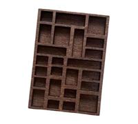 rongweiwang Étagère Miniature Unique en Bois pour Bijoux, avec Plusieurs Compartiments. Idéale pour Une Organisation élégante de la Maison pour Tout événement spécial. pour