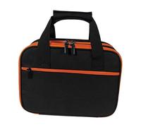 rongweiwang Étui de voyage avec 6 élastiques et grande capacité pour un rangement efficace des outils électriques et des kits de test lors vos déplacements. Organisateur pour kit test à domicile.