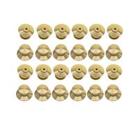 rongweiwang Fermoirs de sécurité de rechange pour épingles jouets, en cuivre, pour loisirs créatifs. Diamètre l'attache : 1 cm. Attaches métalliques avec fermoir sécurité, Doré, 1 cm