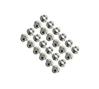 rongweiwang Fermoirs de sécurité de rechange pour épingles jouets, en cuivre, pour loisirs créatifs. Diamètre l'attache : 1 cm. Attaches métalliques avec fermoir sécurité, Argent, 1 cm