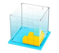 rongweiwang Grille d'observation cubique pour Enfants : Un Outil d'apprentissage des mathématiques utilisant des Mini-Cubes pour Une Meilleure compréhension du Volume et de la Position.