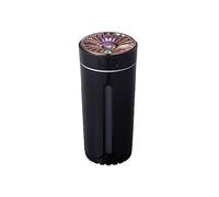 rongweiwang Humidificateur d'air 300 ML USB réglable diffuseur de Bureau Portable Voiture brumisateur équipement brumisateur pour Chevet intérieur, Le Noir